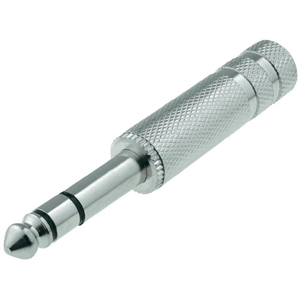 Banana utikač 6,35 mm, ravan,okopljen, br. polova=3/stereo,P3C, Cliff slika