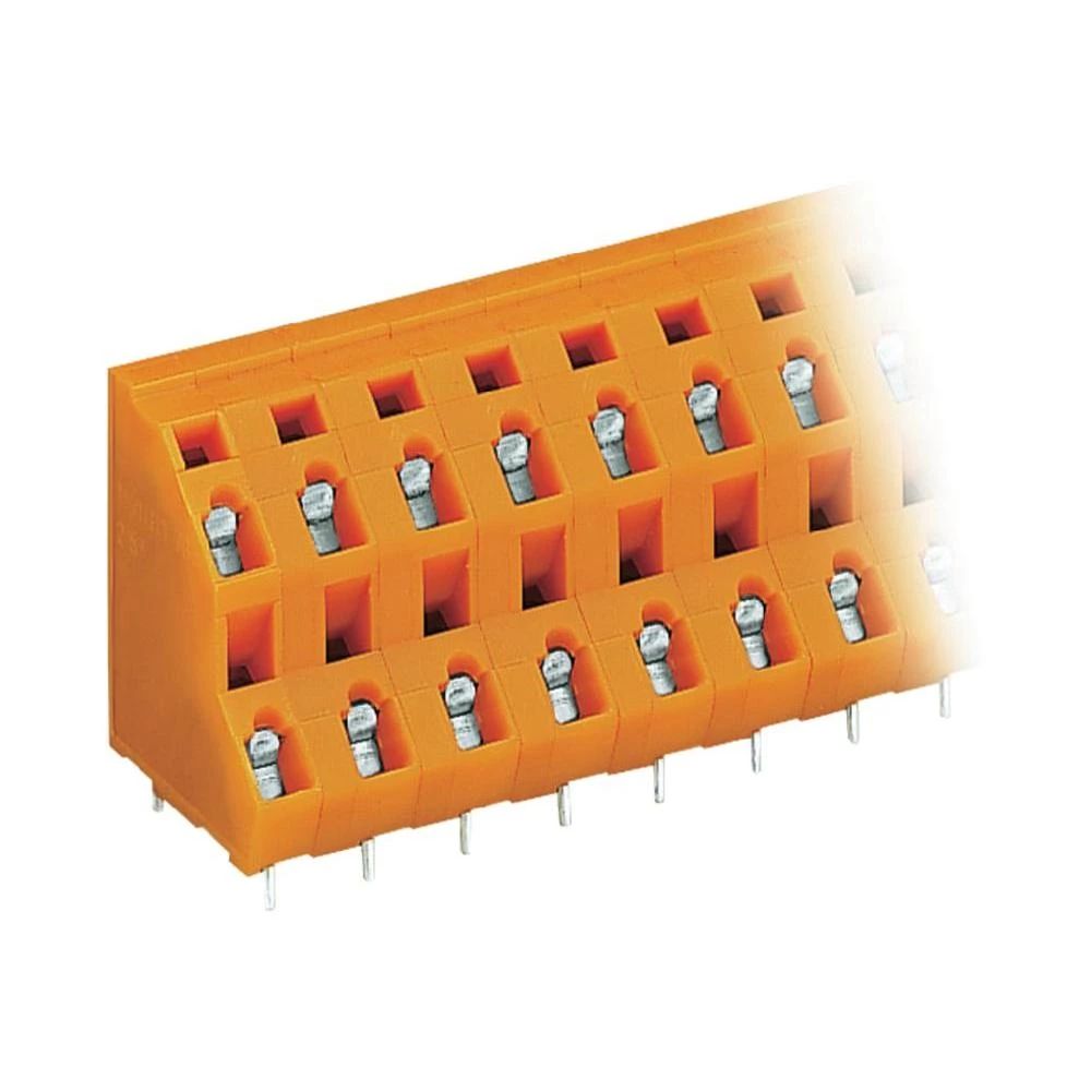 Dvorazinske kleme za štampanu pločicu, serije 736 736-604, raster: 7,62 mm, 10 A slika