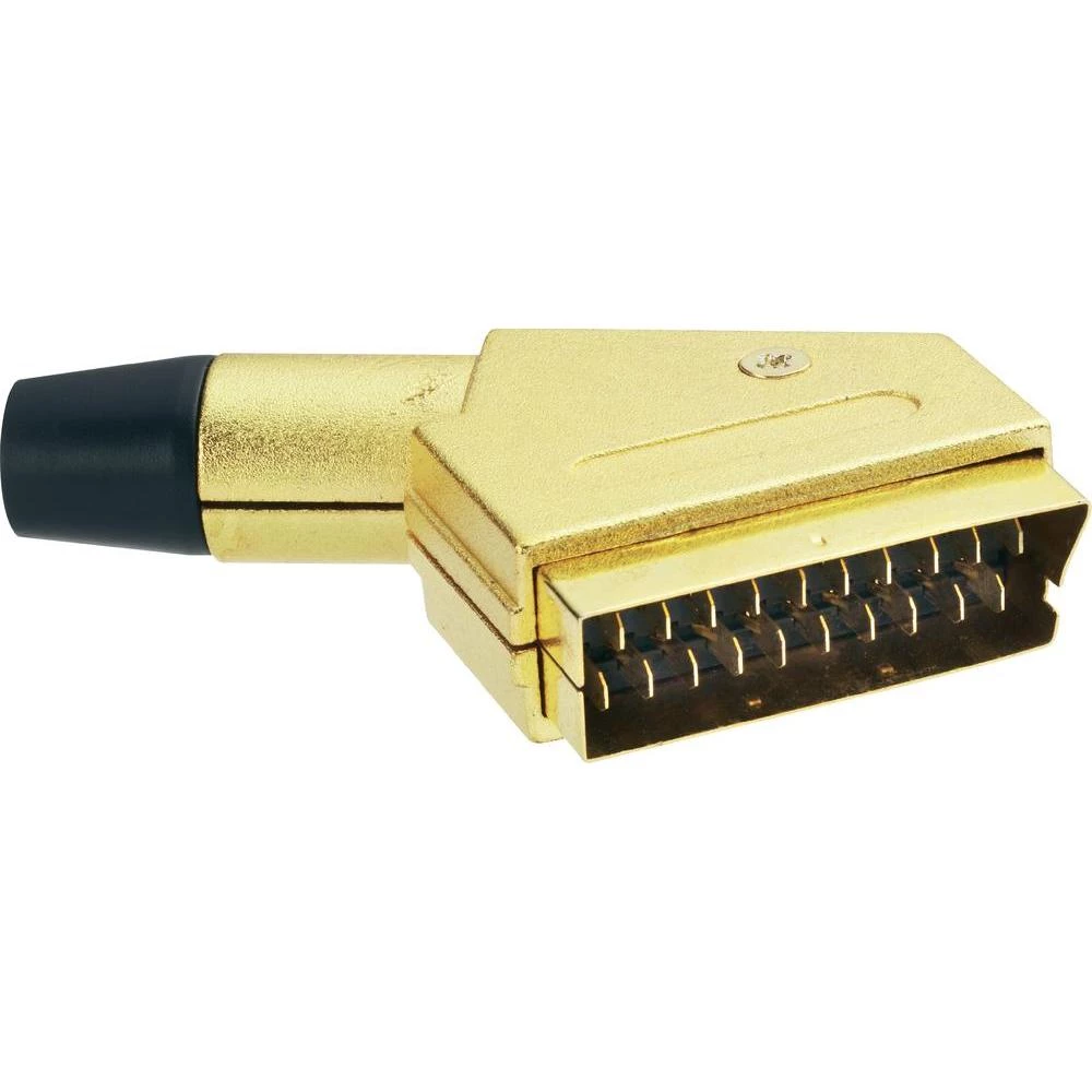 SCART-utikač, metlni, pozlaćenBKL Electronic slika