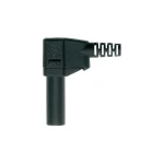 Sigurnosni utikač SLS425 4 mm crni priklop22.2667-21 MultiContact