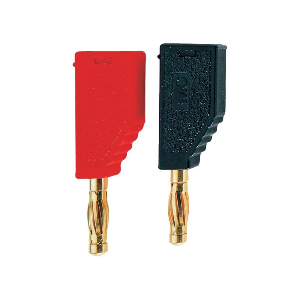 Sklopljiv lamelni utikač SLS425-A 4 mm crveni SLS425-A MultiContact slika