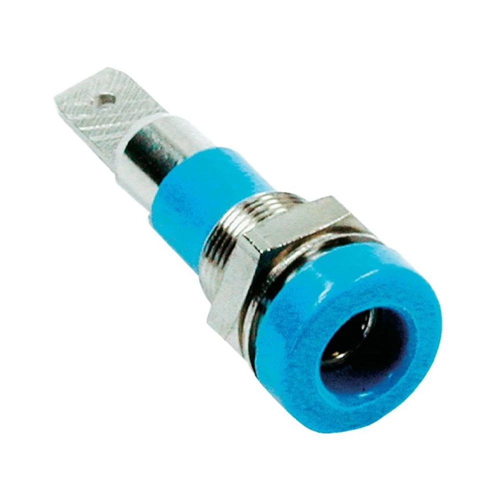 Ugradbena utičnica LB-I4R, O klina: 4 mm, 4,8 mm plosnati priklop, žuta slika