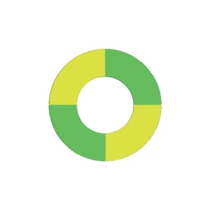 Podložka za označavanje u boji6 mm zeleno-žuta 14.5010 MultiContact slika