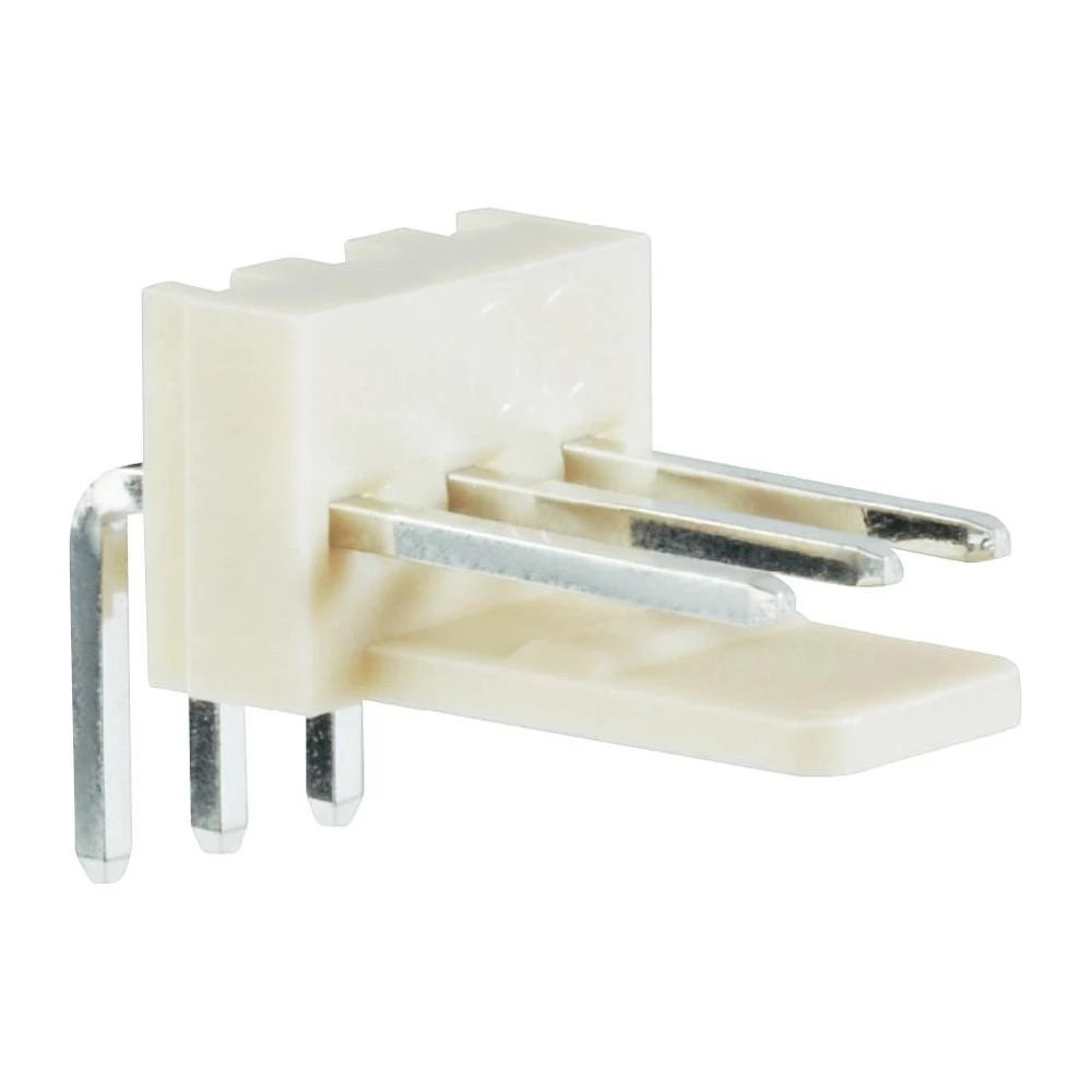 Letva s muškim kontaktima, kutna, mjere rastera: 2.54 mm br.polova: 5 nazivni n slika