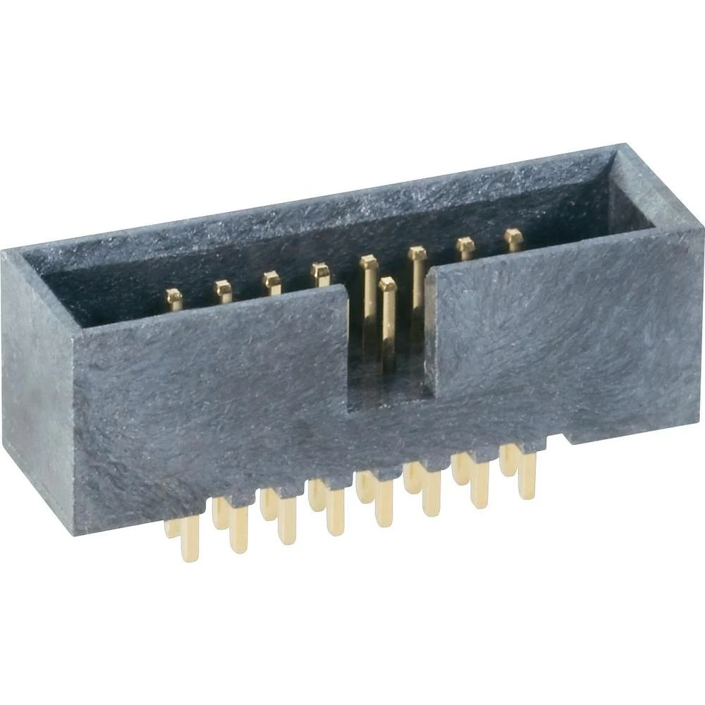 Letva s muškim kontaktima, montaža na tis. pločicu, br. polova: 2 x 40 10120362 slika