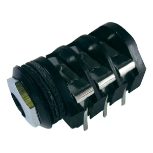 Ugradbeni banana konektor 6,35 mm, unutarnji navoj, br. polova=3/stereo, CL1334A slika