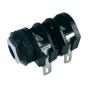 Ugradbeni banana konektor 6,35 mm, unutarnji navoj, br. polova=2/mono, CL1282A slika