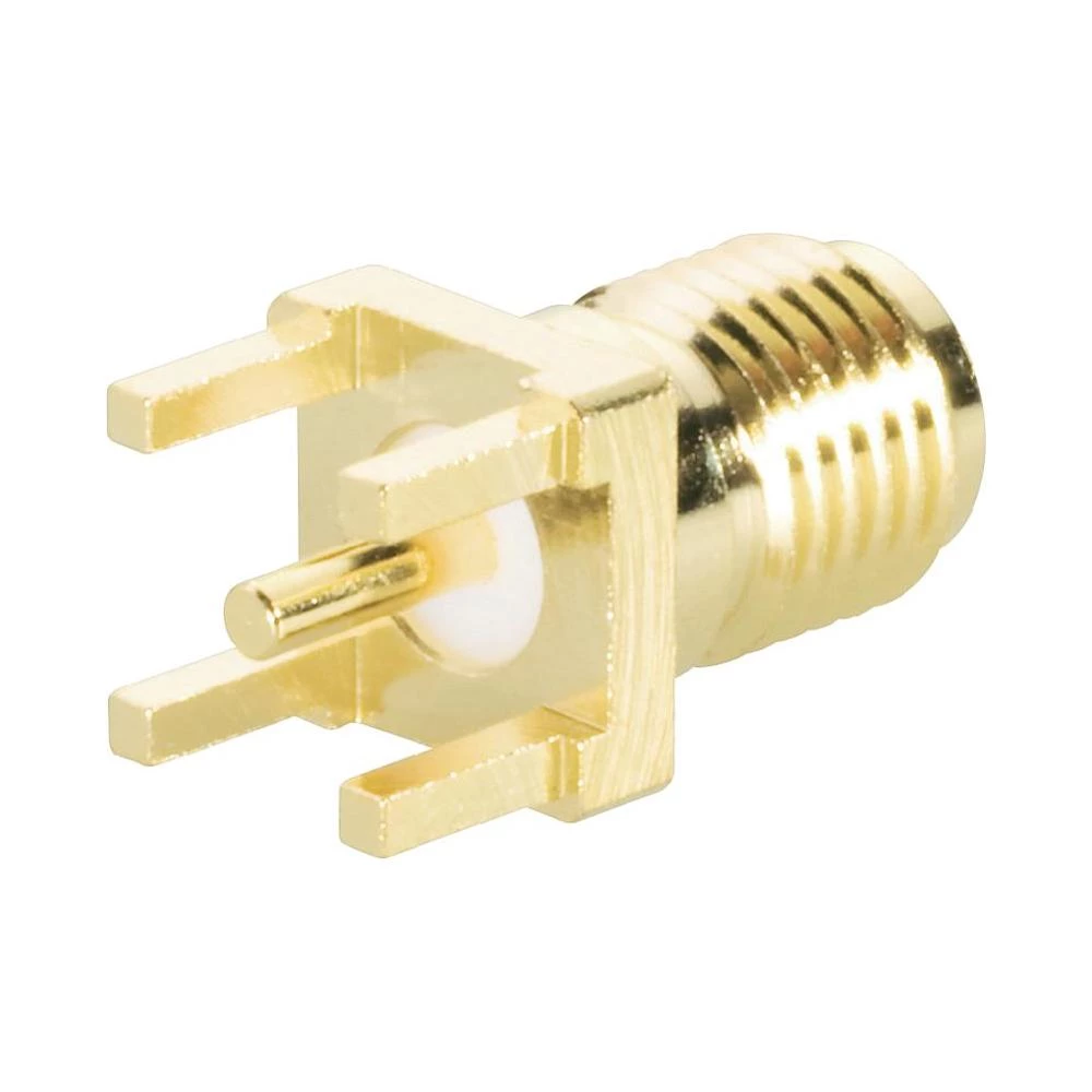 SMA reverzna ugradbena utičnica, verzija za štampanu pločicu slika