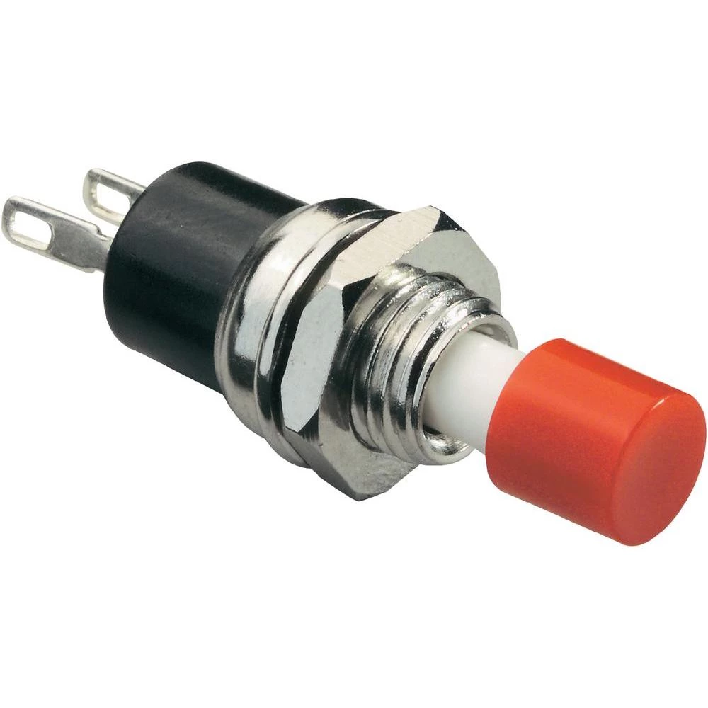 SCI Minijaturna tipka 250 V/AC1,5 A R13-24A1-05 crvena 1x isklop/(uklop) slika