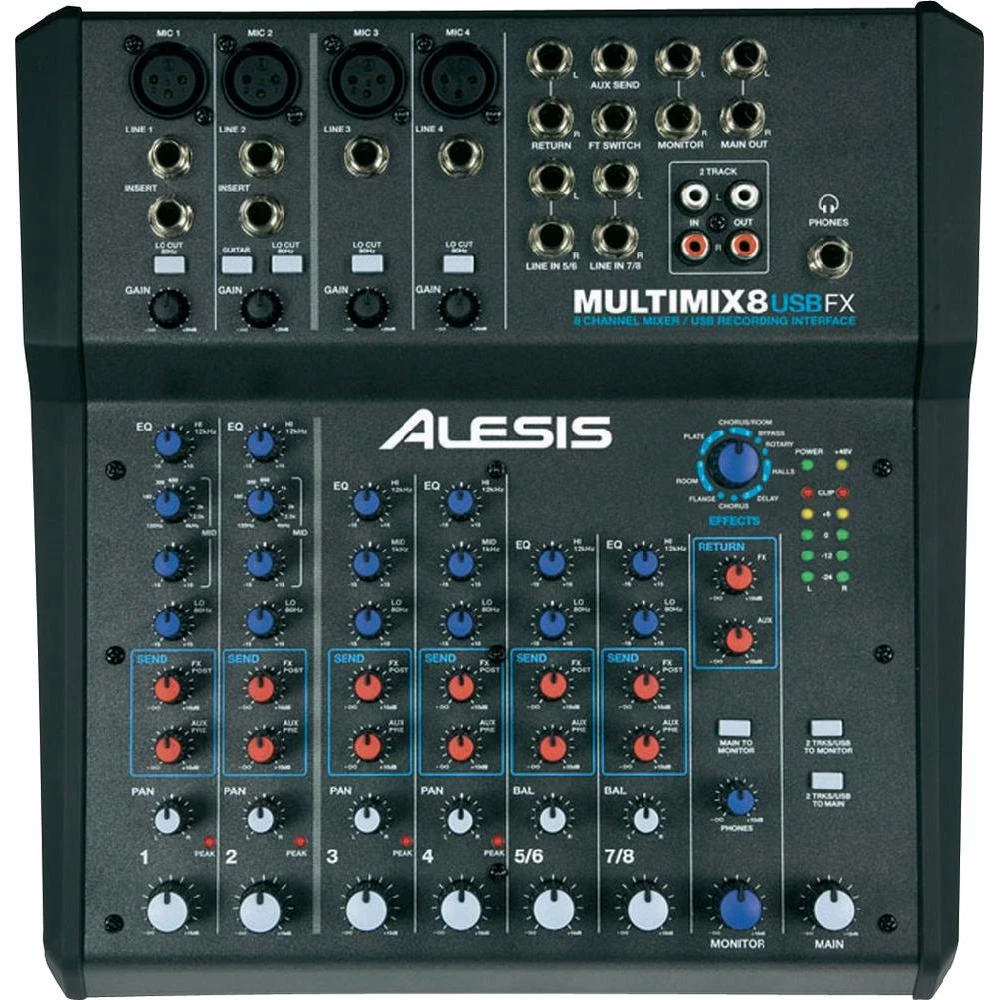 Konzola za miksanje Alesis Multimix 8 USB FX slika