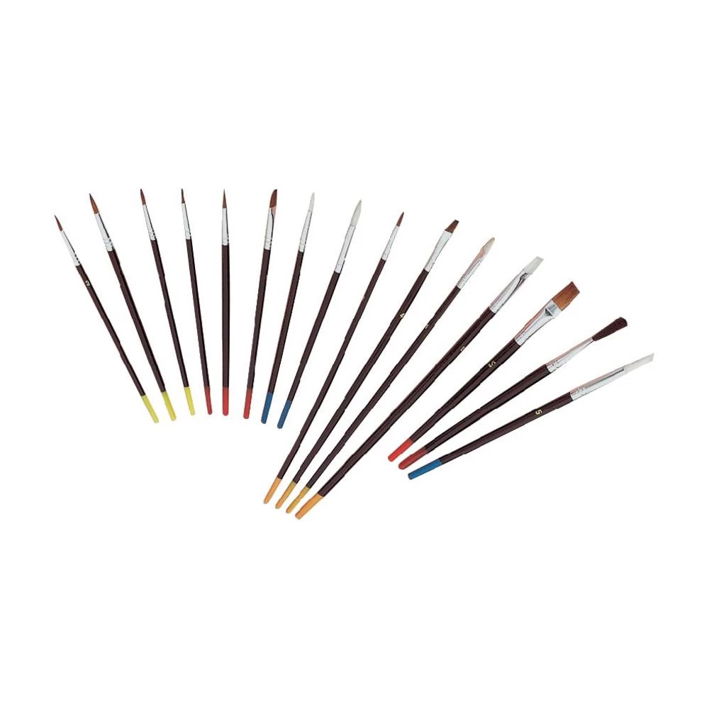 Velik komplet kistova za umjetnike, 15-dijelni slika