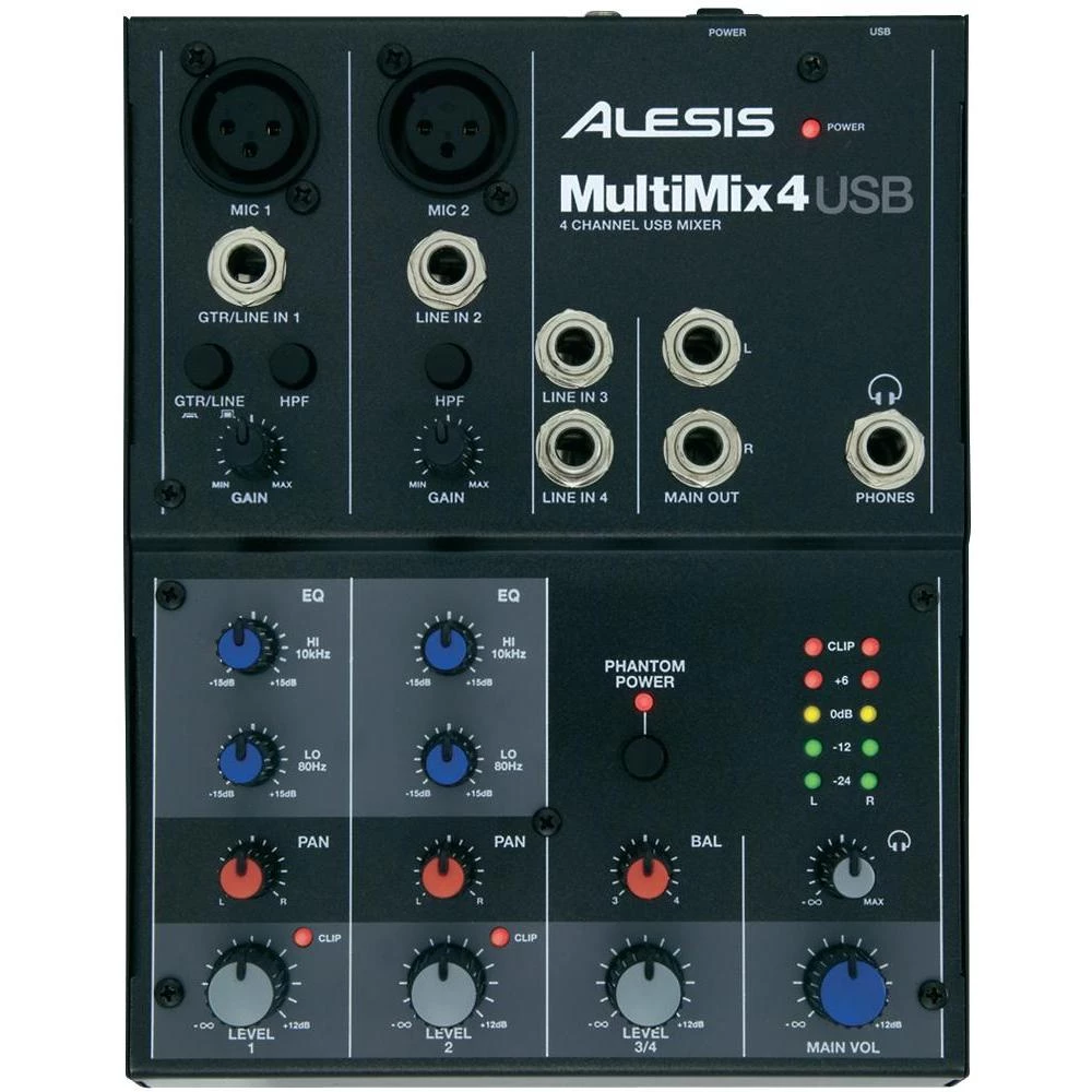 Konzola za miksanje Alesis Multimix 4 USB slika