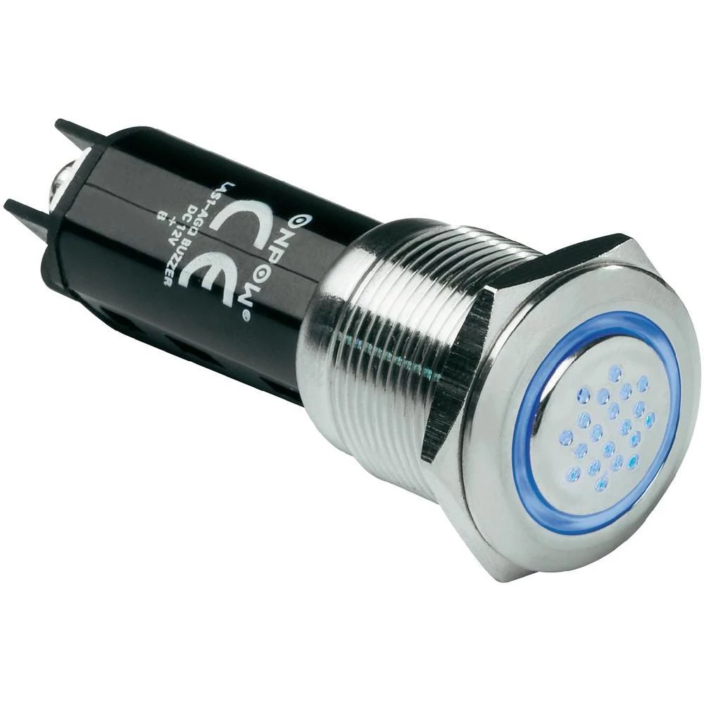 Akustički signalizator, glasnoća:80 dB, 12 V/DC slika