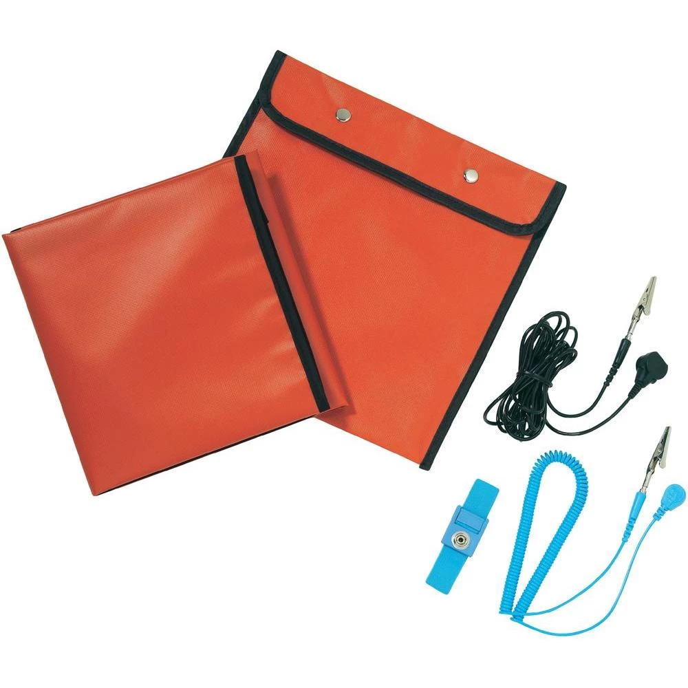 ESD zaštitni komplet HT03086 (Š x V) 600 mm x 600 mm, crvena slika