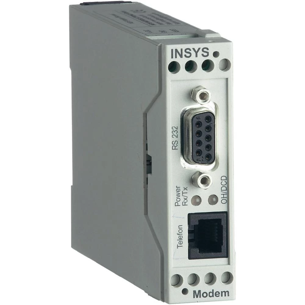 Modem Insys, 56k, majhen, 10-32 V/DC, brzina prijenosa: maks. 56 Kbit/s, Sučelje slika