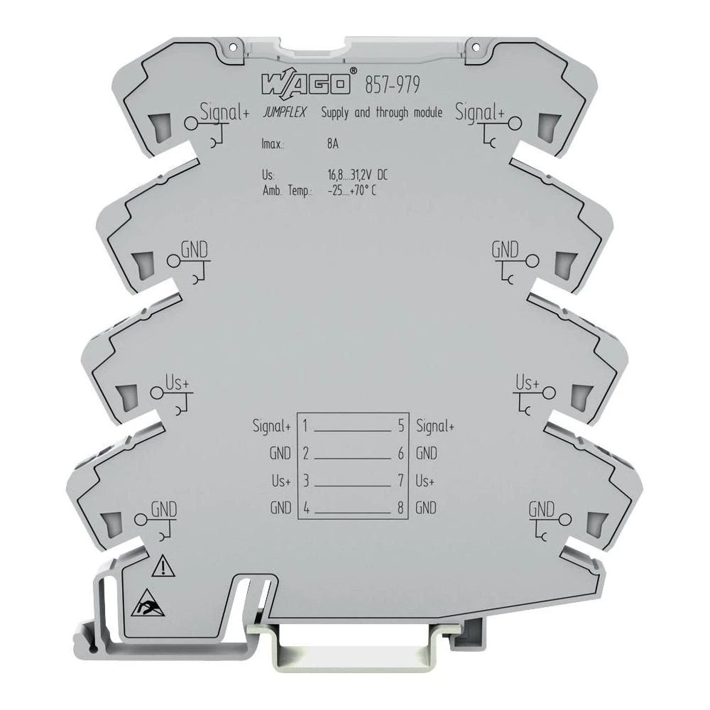 Spojka za napajanje i spojka za dovod, Wago, br. Proizvođača: 857-979 slika