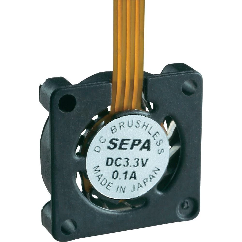Mikro ventilator Sepa HY_10A03A-ST, (ŠxVxG) 10 x 10 x 2 mm, radni napon: 3,3 V/D slika