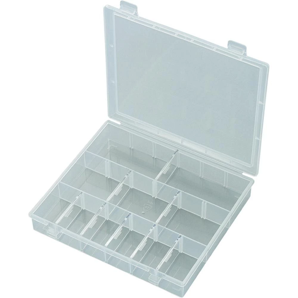 Prazna sortirna kutija s podesivim rasporedom, 170 x 140 x 25 mm, pretinci: maks slika