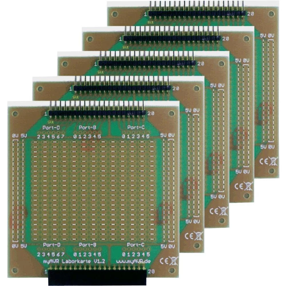 MYAVR LABORATORIJSKA ploča 3-dijelni KOMPLET slika