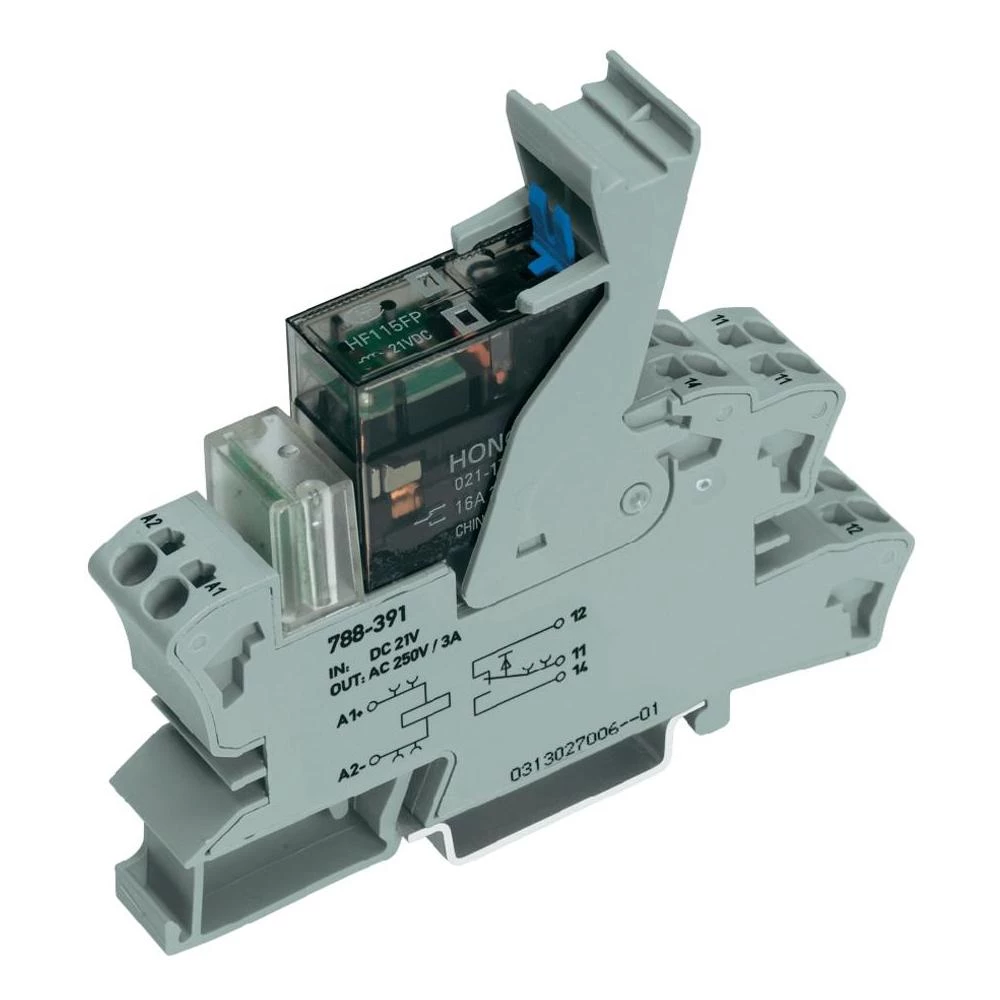 Utično podnožje s malim preklopnim relejem Wago 788-544 slika