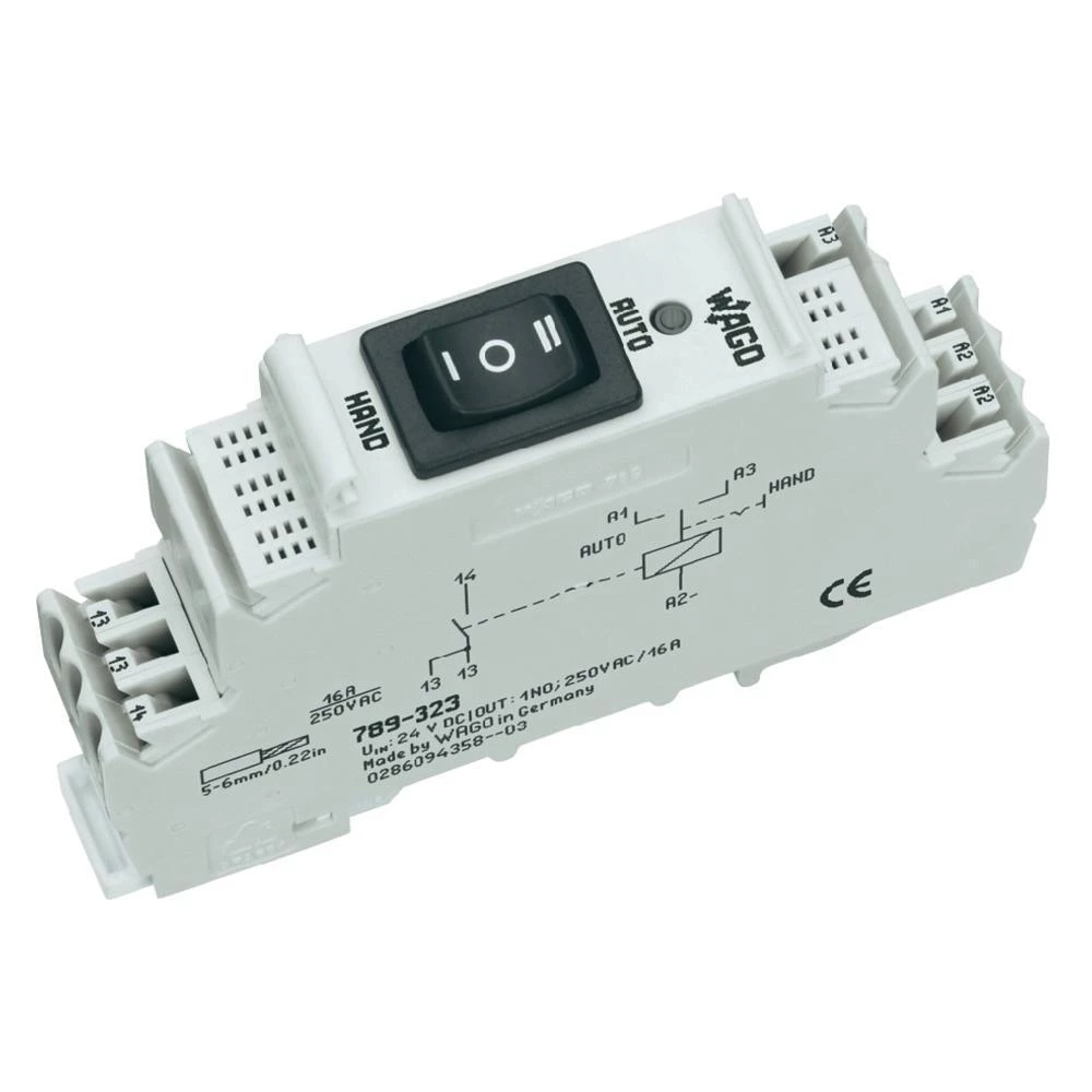 Modul releja u kućištu ua ugradnju u red Wago 789-329 slika