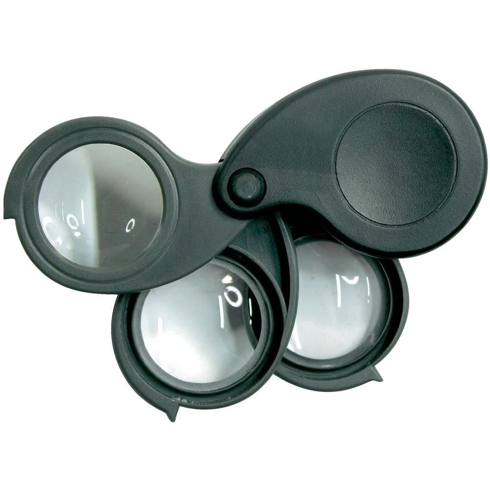 Lupa za elektronike s 3 leće,povećanje za 5-/10-/15x , (DxŠxV) 61 x 42 x 28 mm slika