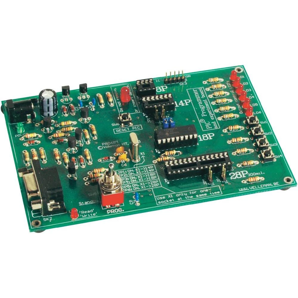 PIC programator i set za eksperimente VM111 Velleman slika
