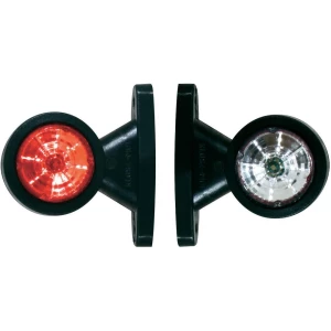 Bočna LED-svjetiljka za oznakeSecoRüt, montaža na površinu,bijela/crvena slika