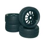 Reely 1:8 komplet točkova za buggy s 10 krakova naplatcima Crna i profilima