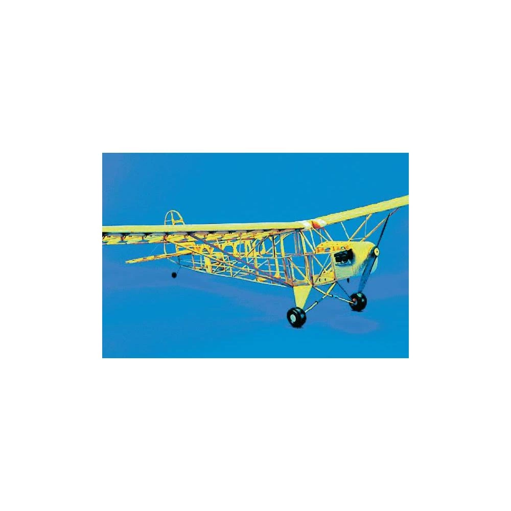 SIG model letjelice PIPER J-3CUB sa gumenim motorom - komplet za sklapanje slika