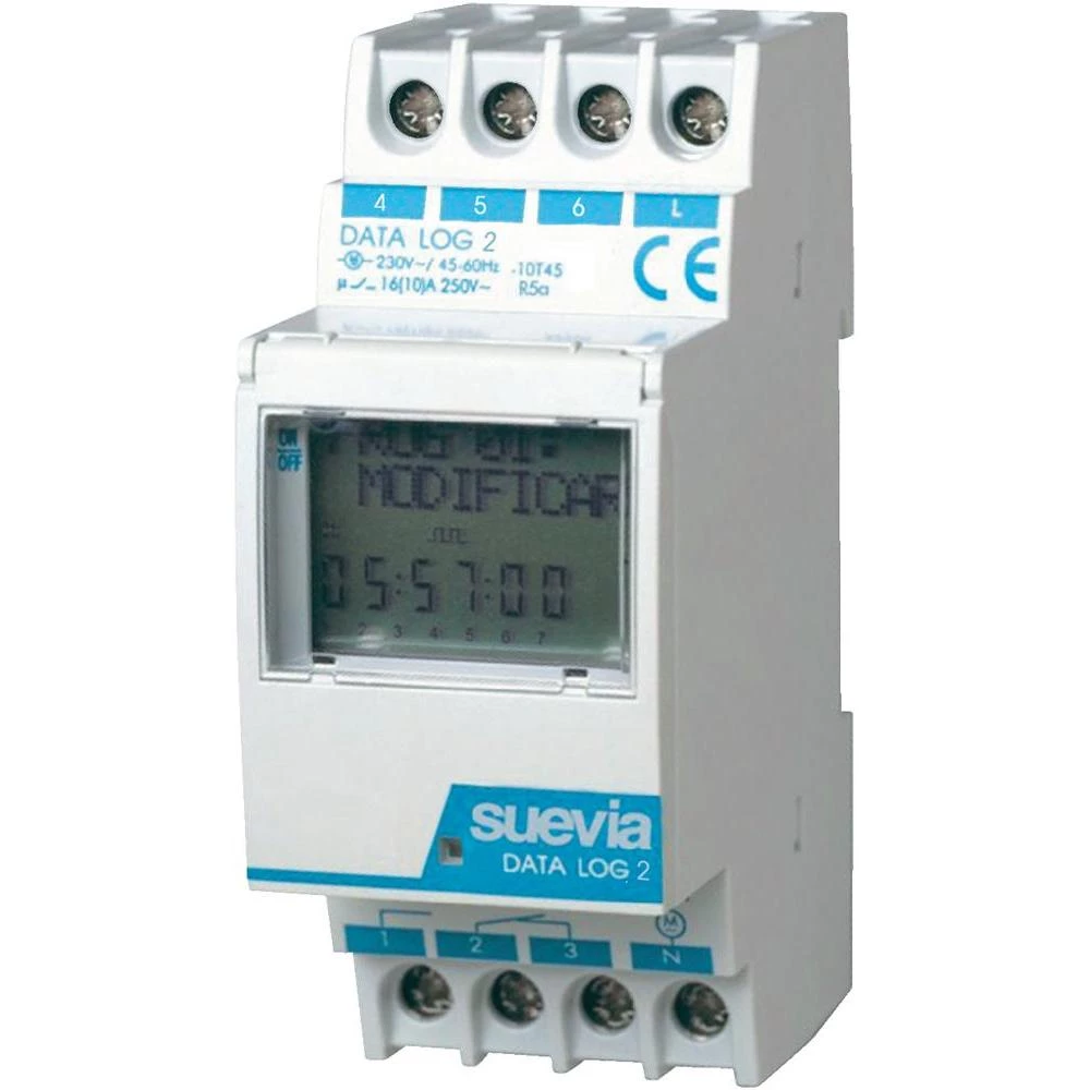 Digitalni uklopni sat Data Logza montažu na profilne šine slika