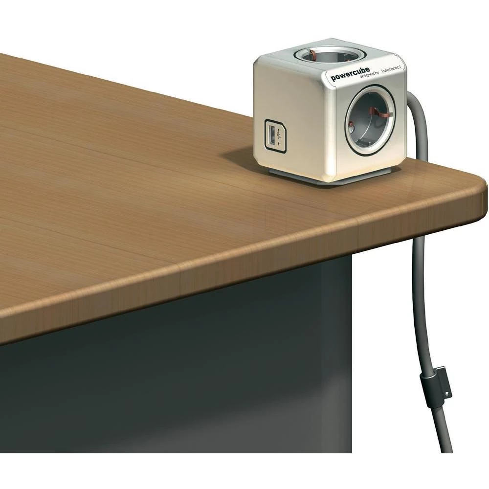Utičnica Powercube USB, siva