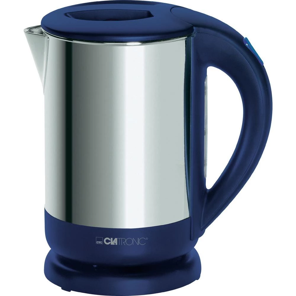 Kuhalo za vodu, bežično Clatronic, 1,7 litara, plemeniti čelik i plava boja 263568 slika