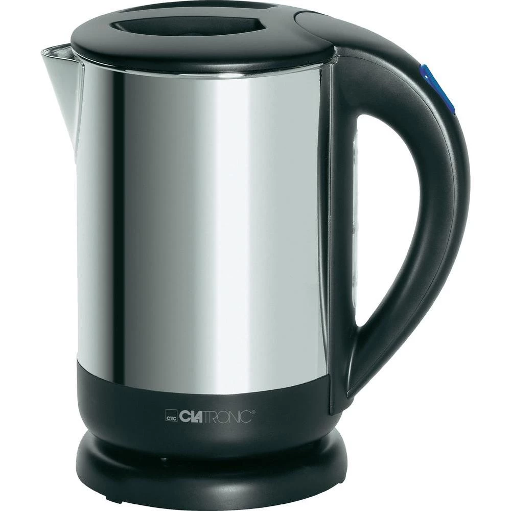 Kuhalo za vodu, bežično Clatronic, 1,7 litara, plemeniti čelik i crna boja 263569 slika
