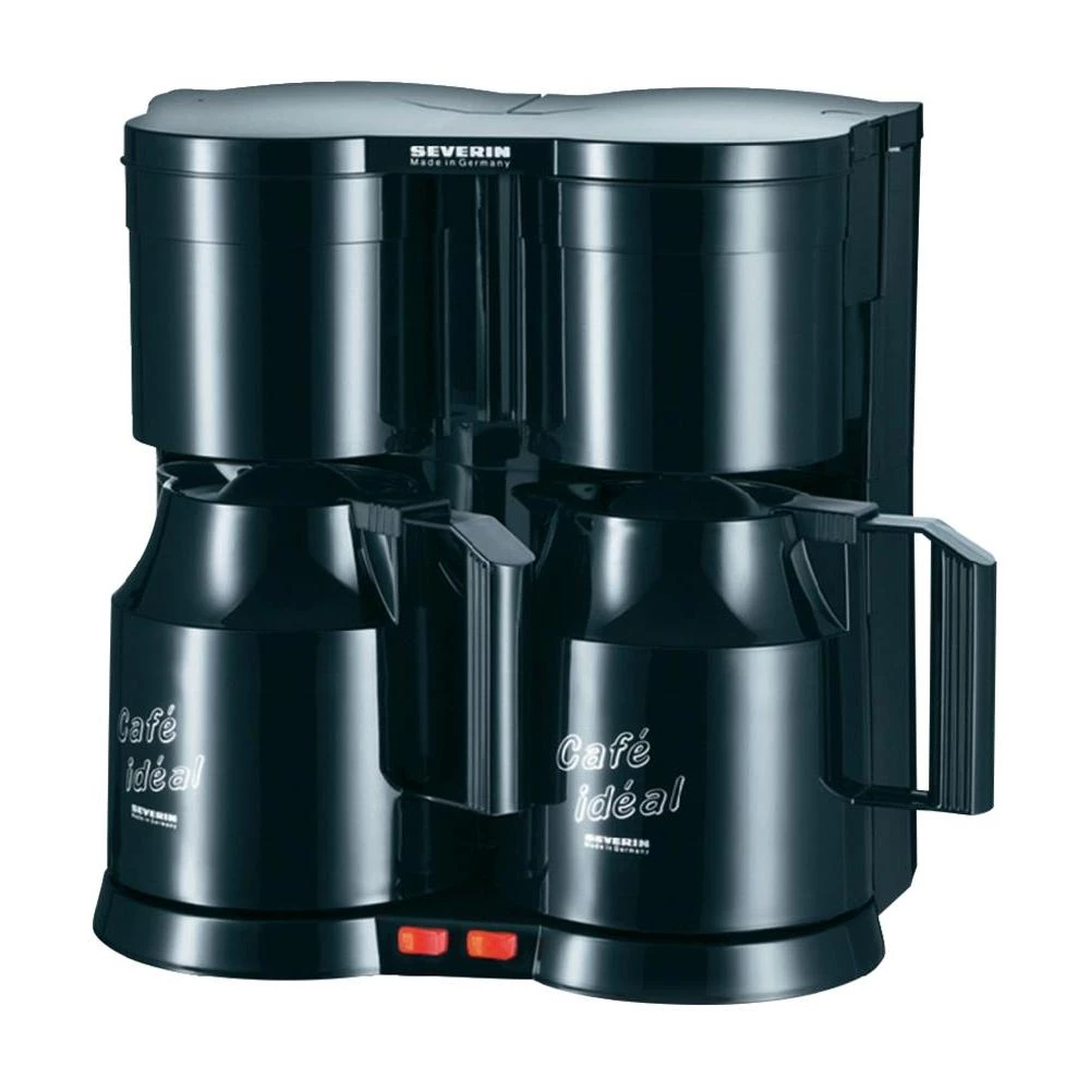 Dvostruki aparat za kafu s termo šoljicama Severina KA 5826,crne boje, cca. 1600 slika