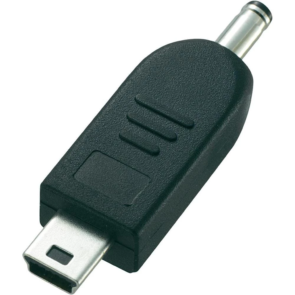 Adapter za auto punjač, pogodan za uređaje s mini USB priključci, crni, VOLTCRAF slika