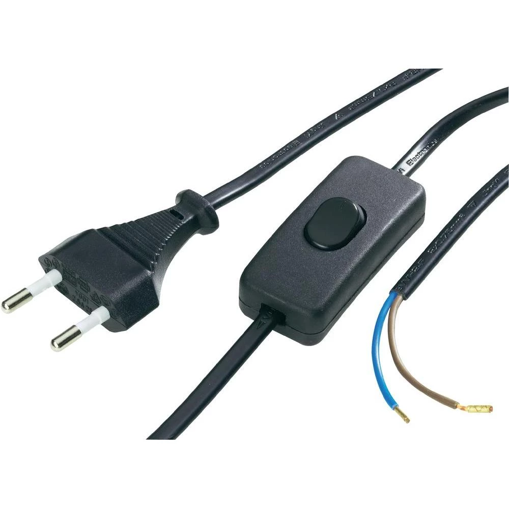 Euro mrežni kabal s među prekidačem slika