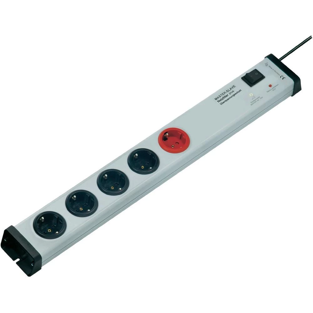 Master-Slave letva s 5 utičnica i zaštitom od prenapona slika