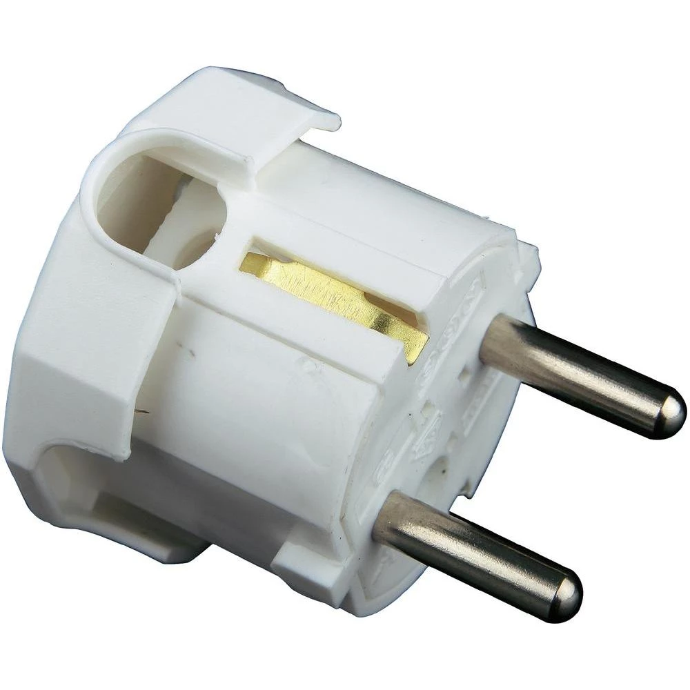 Ugaoni utikač, bijeli, 230 V slika