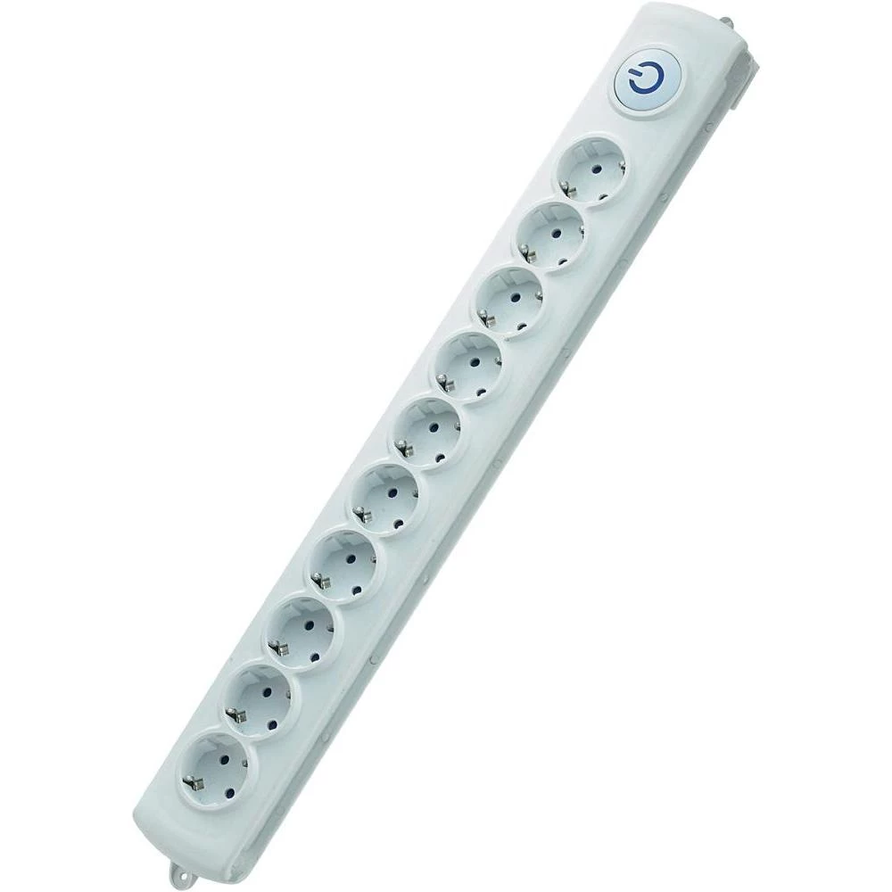 Letva s 10 utičnica s nožnim prekidačem slika