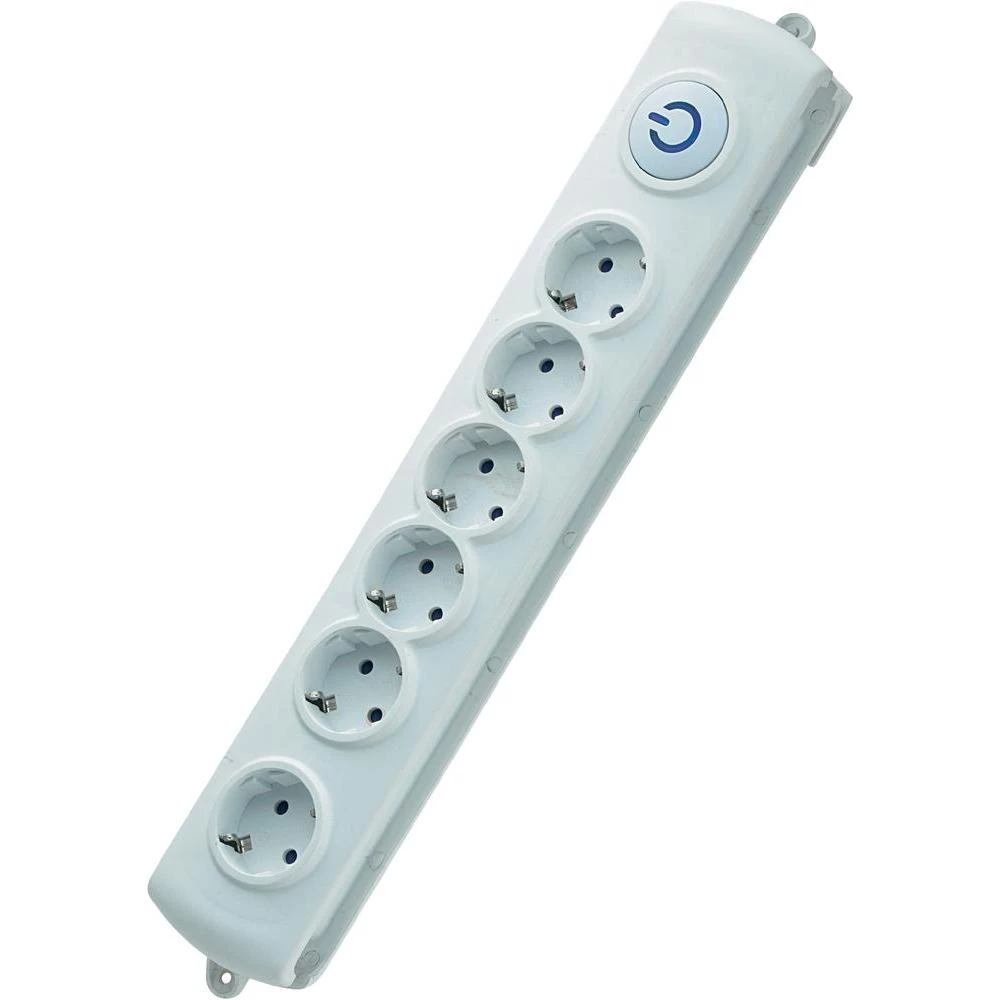 Letva s 6 utičnica s nožnim prekidačem slika