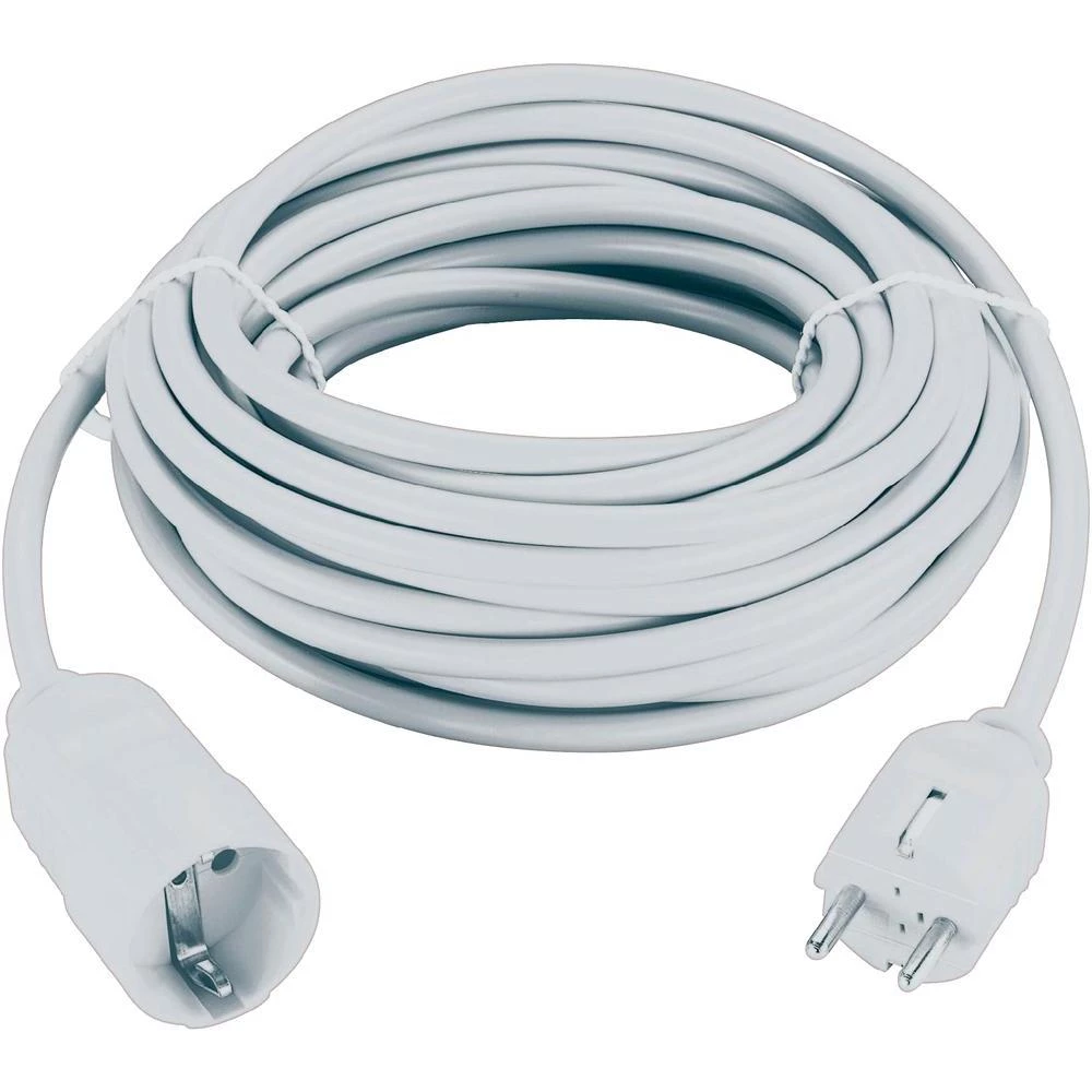 Produžni kabal sa zaštitnim kontaktom bijeli slika