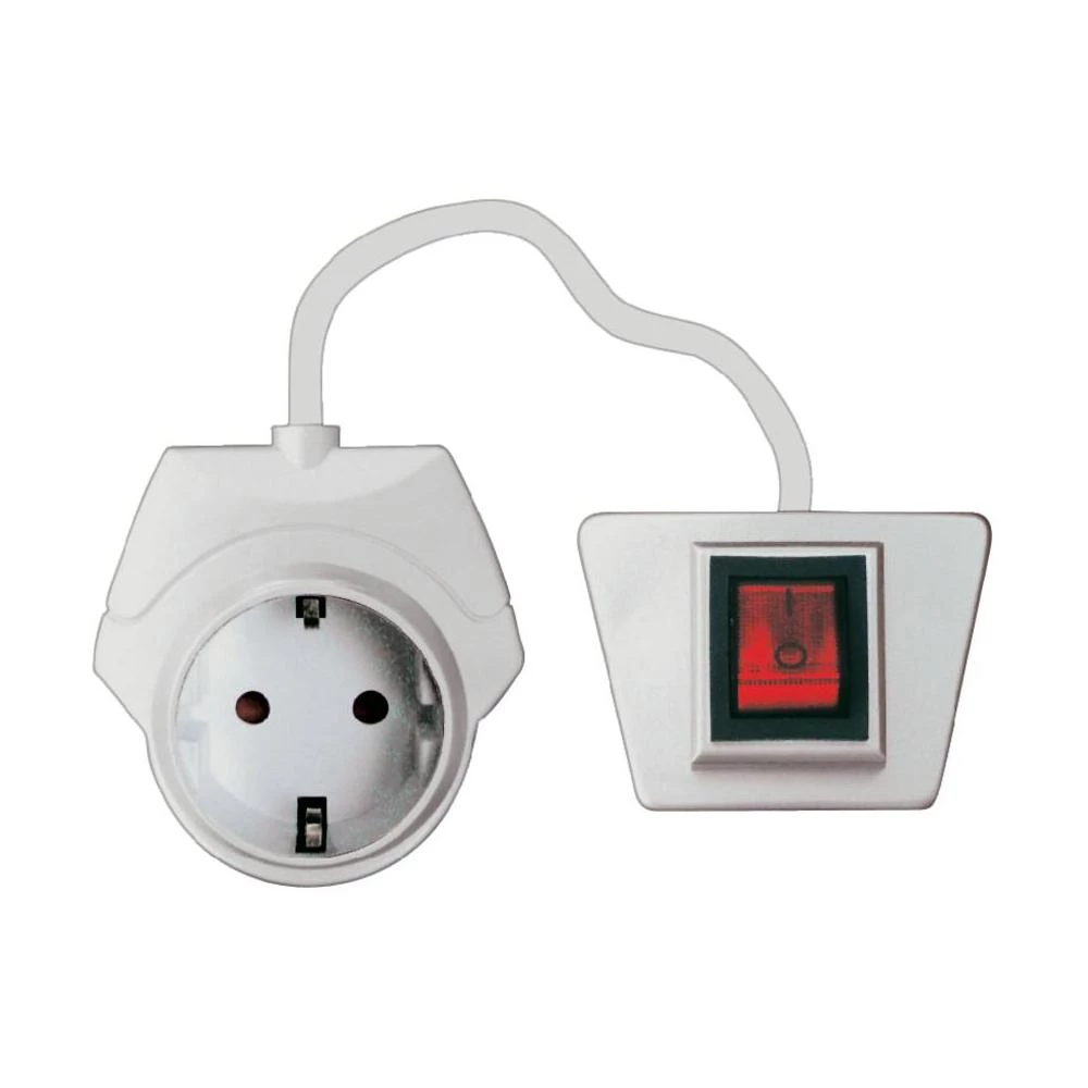 Prekidač Komfort bijeli s kabalom 1,8 m slika