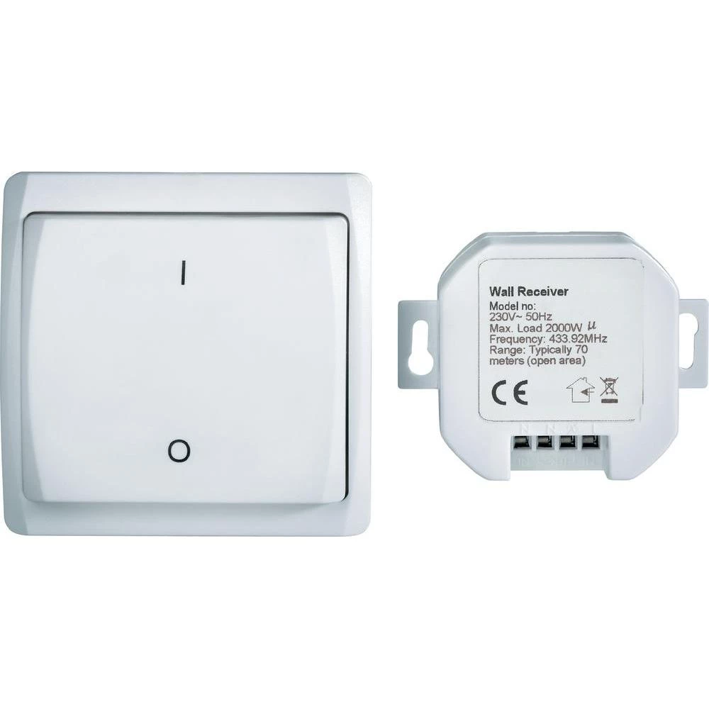 Bežična ugradbena sklopka, štedni komplet RSL3 slika