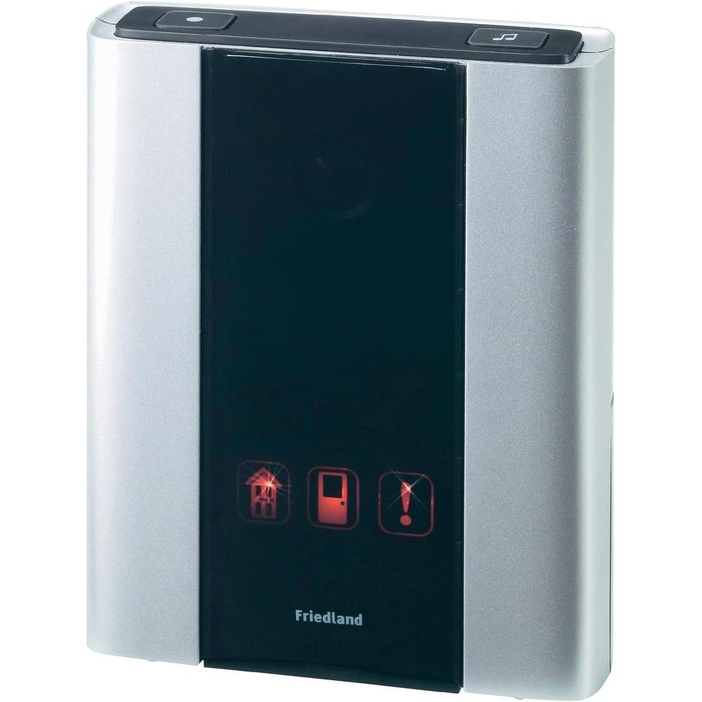 Friedland Bežično zvono, komplet za bežični zvono Libra+ D912 S, srebrna, 100 m slika