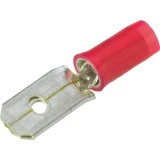 Plosnati utikač PIDG 6,3 x 0,8 mm presjek: 0.5 - 1.0 mm, crveni
