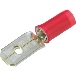 Plosnati utikač PIDG 6,3 x 0,8 mm presjek: 0.5 - 1.0 mm, crveni slika