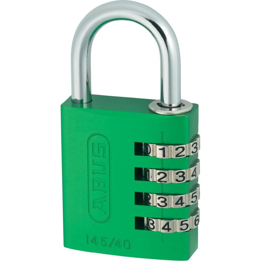 Aluminijski katanac sa šifrom, zeleni 145/40 slika