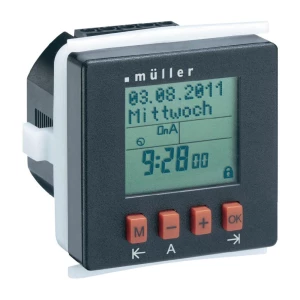 Digitalni uklopni sat Müller SC 24.10, 230 V/AC, 8 A/250V/AC, 1 x prebacivanje k slika