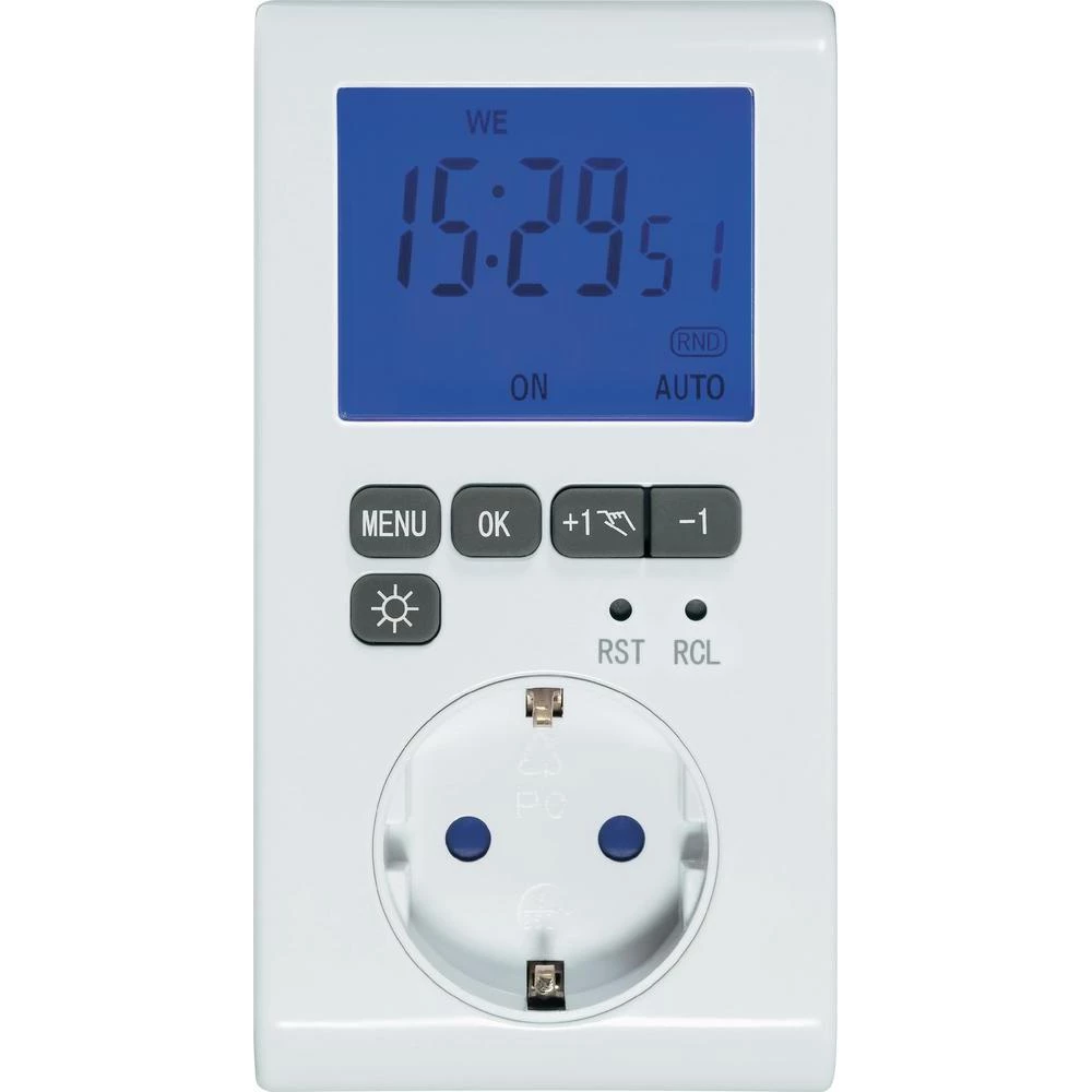 Digitalni tjedni uklopni sat sa noćnim svjetlom GAO, IP20 slika